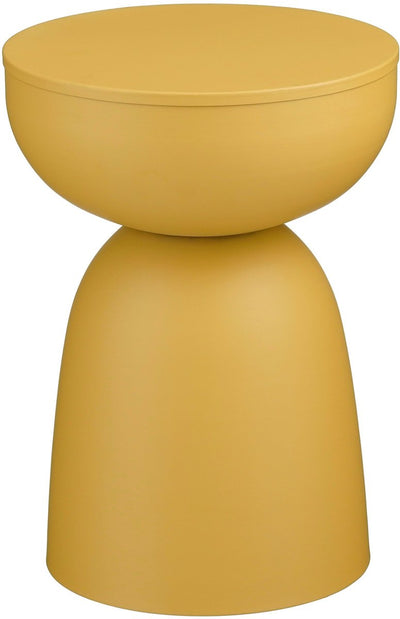 Mesa Lateral (Naranja) De Metal