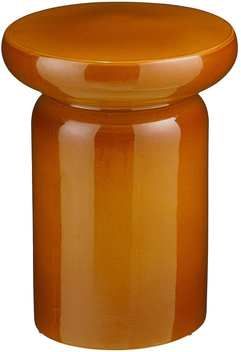 Mesa Auxiliar (Naranja) De Cerámica