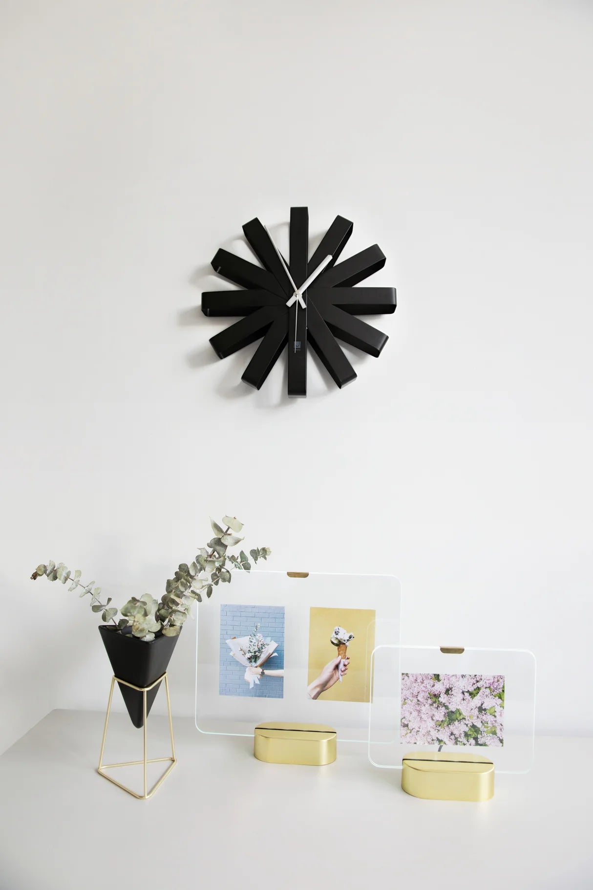 Reloj Decorativo de Pared de Negro