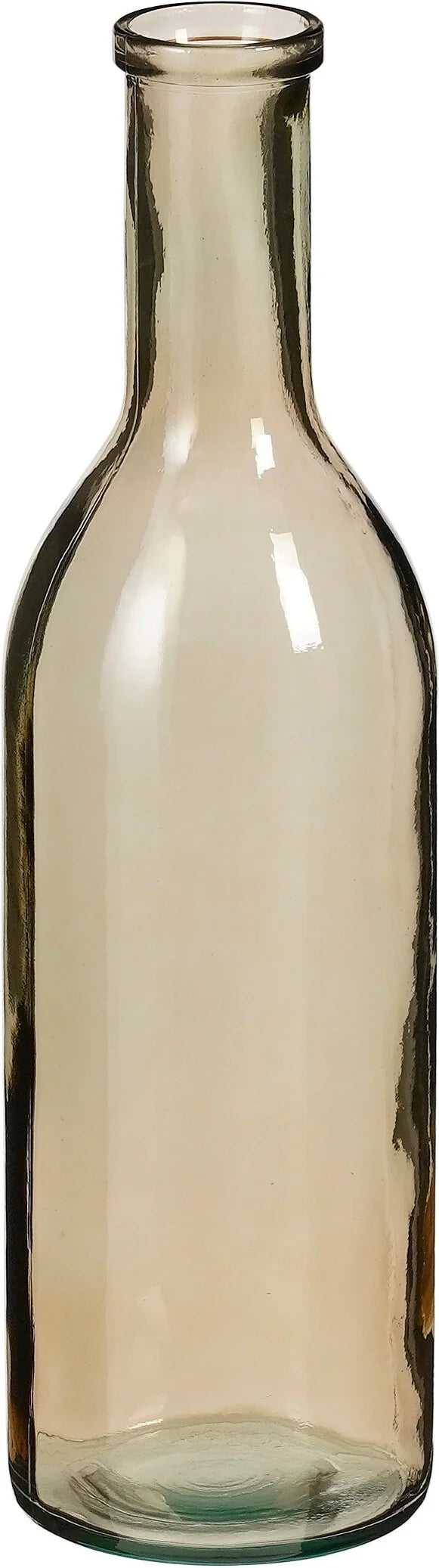Botella Decorativa (Beige) De Vidrio