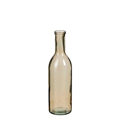 Botella Decorativa (Beige) De Vidrio
