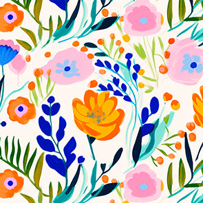 Set X 20 Servilletas (Flores Colores) De Papel