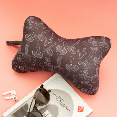 Cojín Para Playa (Negro) Con Estampado De Poliéster