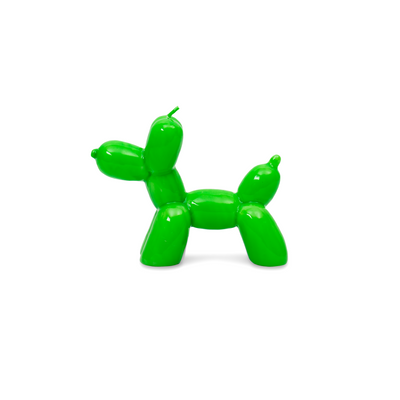 Vela Decorativa (Verde) Modelo Perro De Parafina