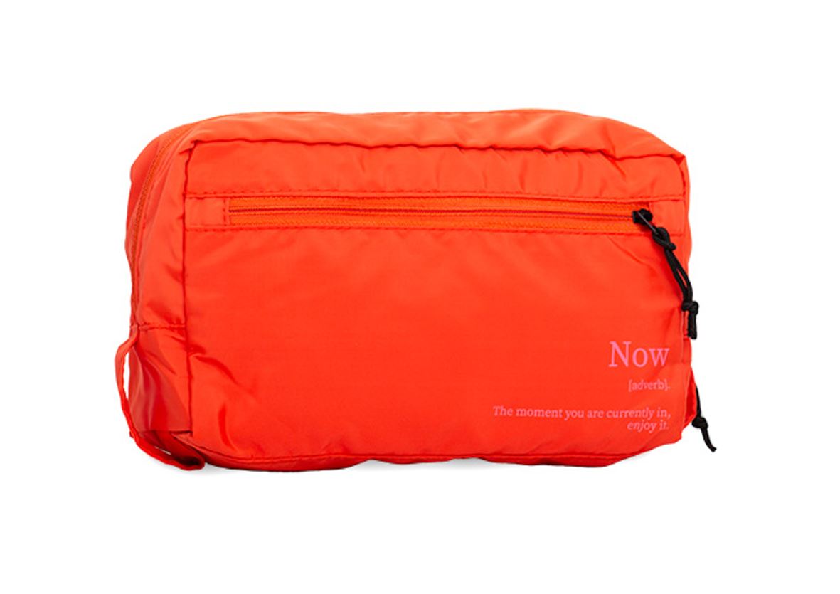Neceser Para Viaje Color Naranja De Poliéster