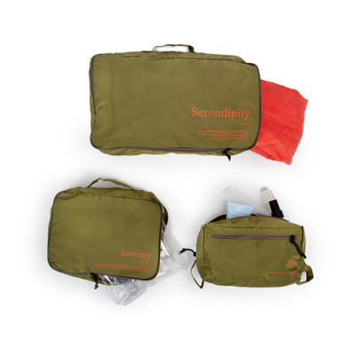 Neceser Para Viaje Color Verde Oliva De Poliéster