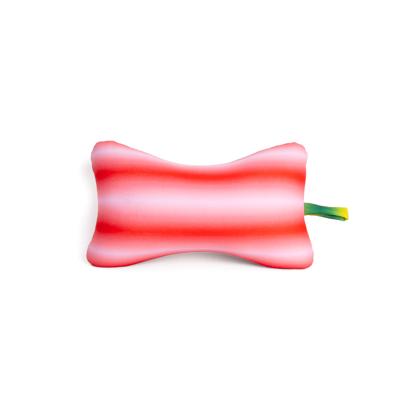 Cojín Para Playa (Rojo) Diseño Rayas De Poliéster