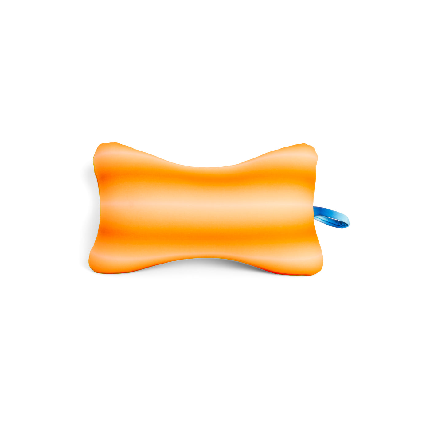 Cojín Para Playa (Naranja) Diseño Rayas De Poliéster