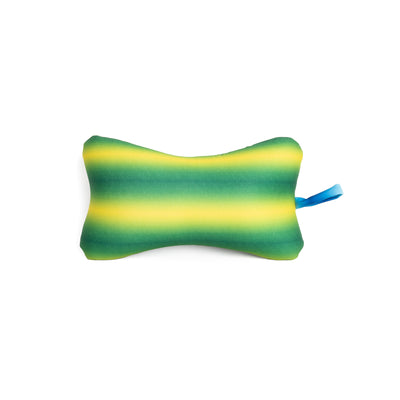 Cojín Para Playa (Verde) Diseño Rayas De Poliéster