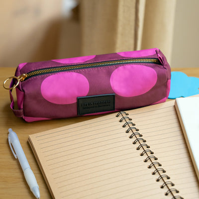 Estuche Organizador Color (Vino Rosado) De Poliéster