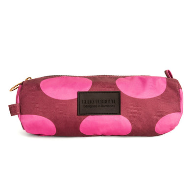 Estuche Organizador Color (Vino Rosado) De Poliéster