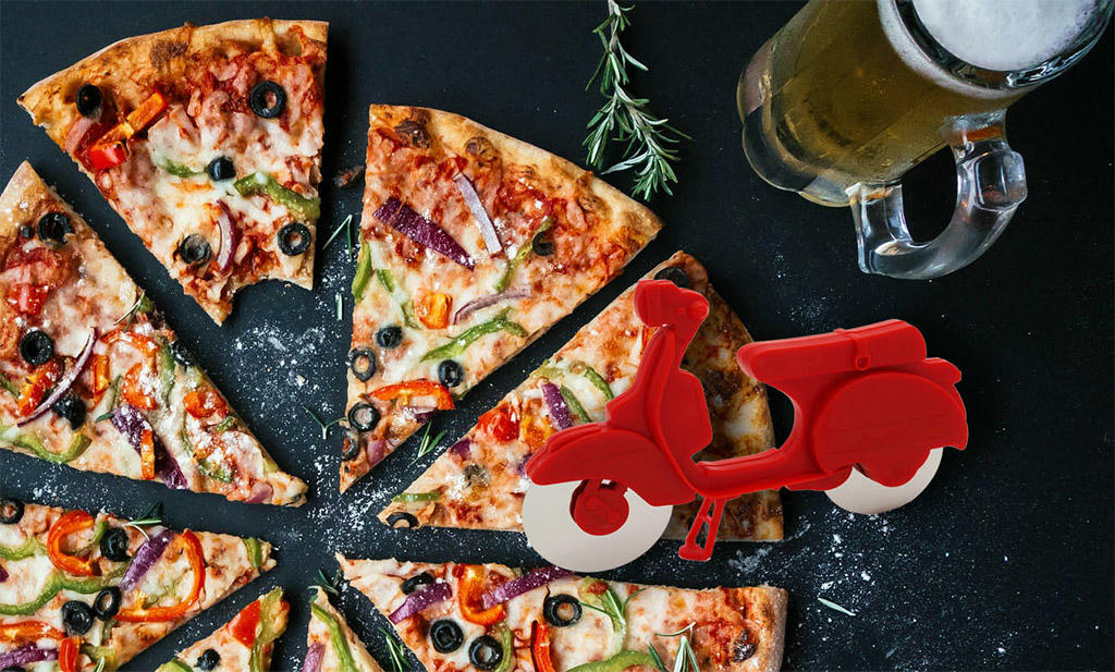 Cortadora De Pizza (Scooter) De Acero