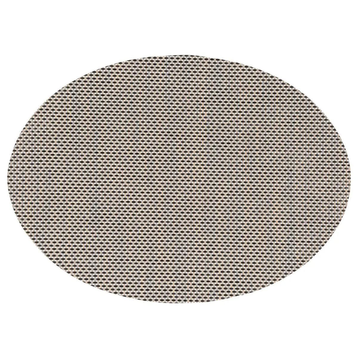 Individual Ovalado (Puntos Negros) De Nylon