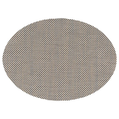 Individual Ovalado (Puntos Negros) De Nylon