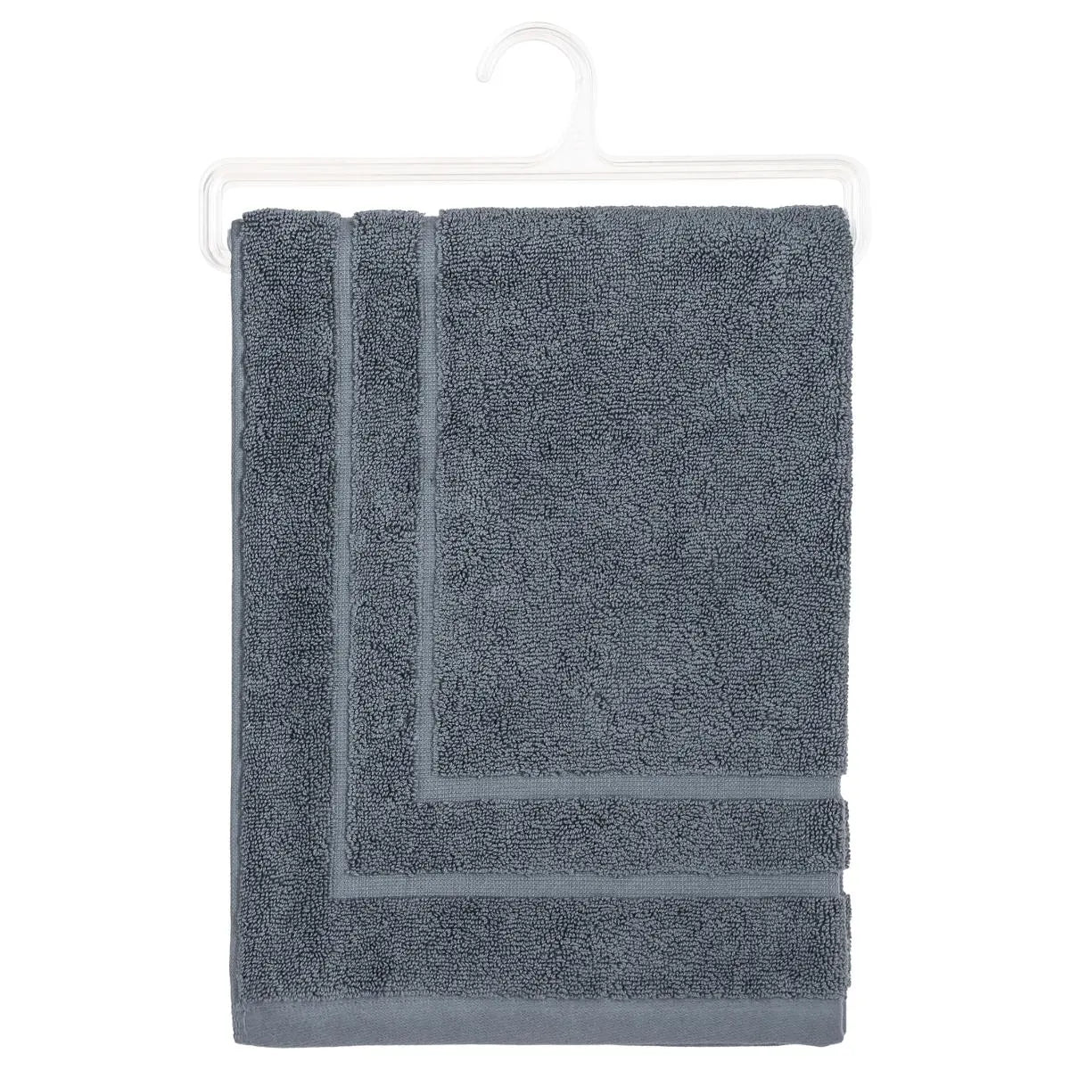 Piso Para Baño (Gris Oscuro) De Algodón