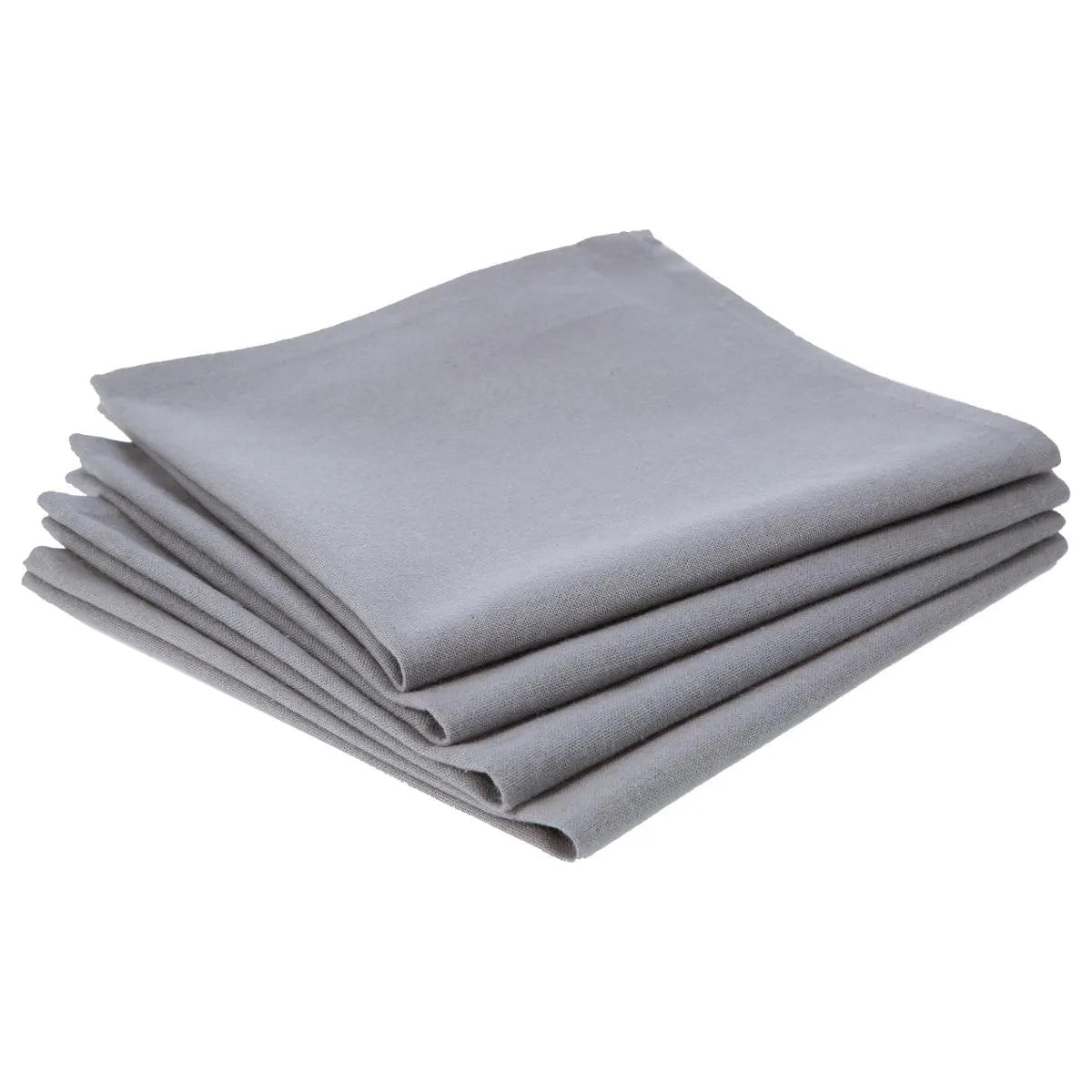 Set de 4 Servilletas (Gris Claro) De Algodón