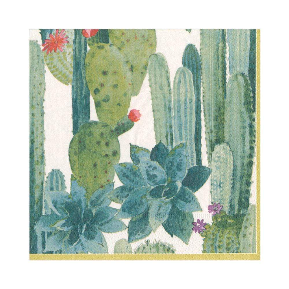Set De 20 Servilletas (Cactos) De Papel