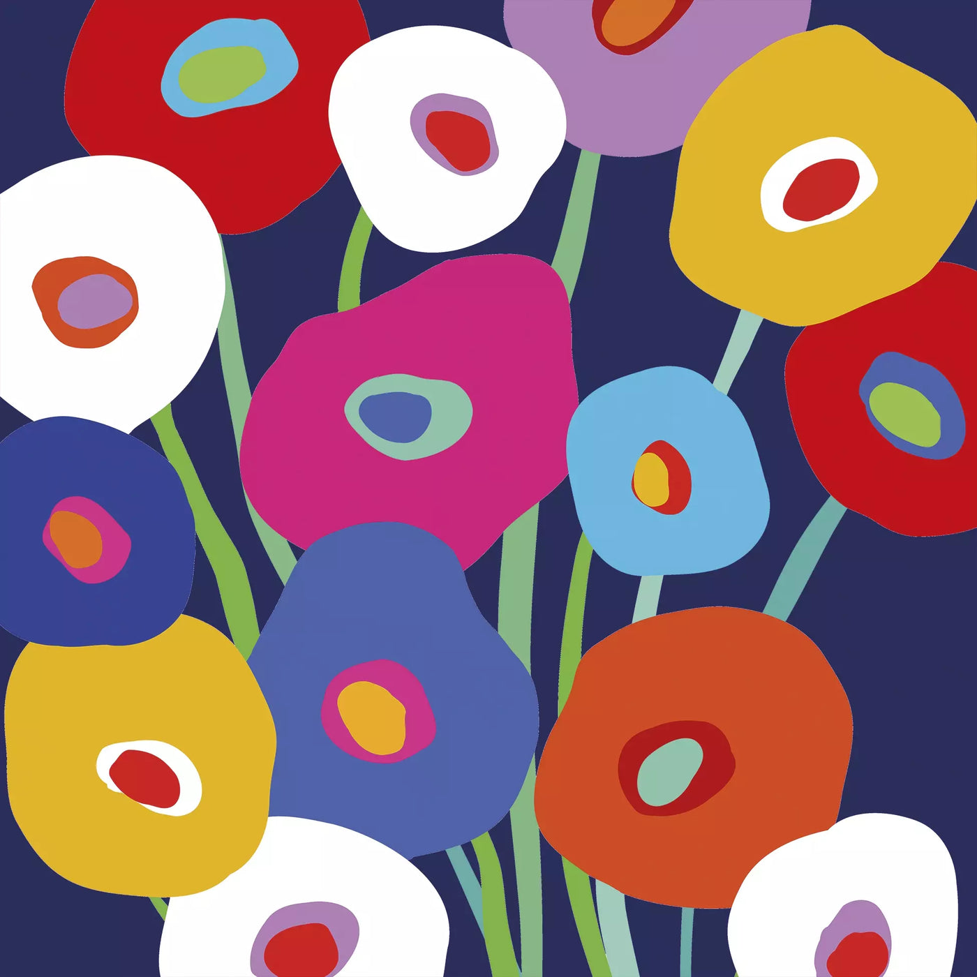 Set X 20 Servilletas (Bloom Flores) De Papel