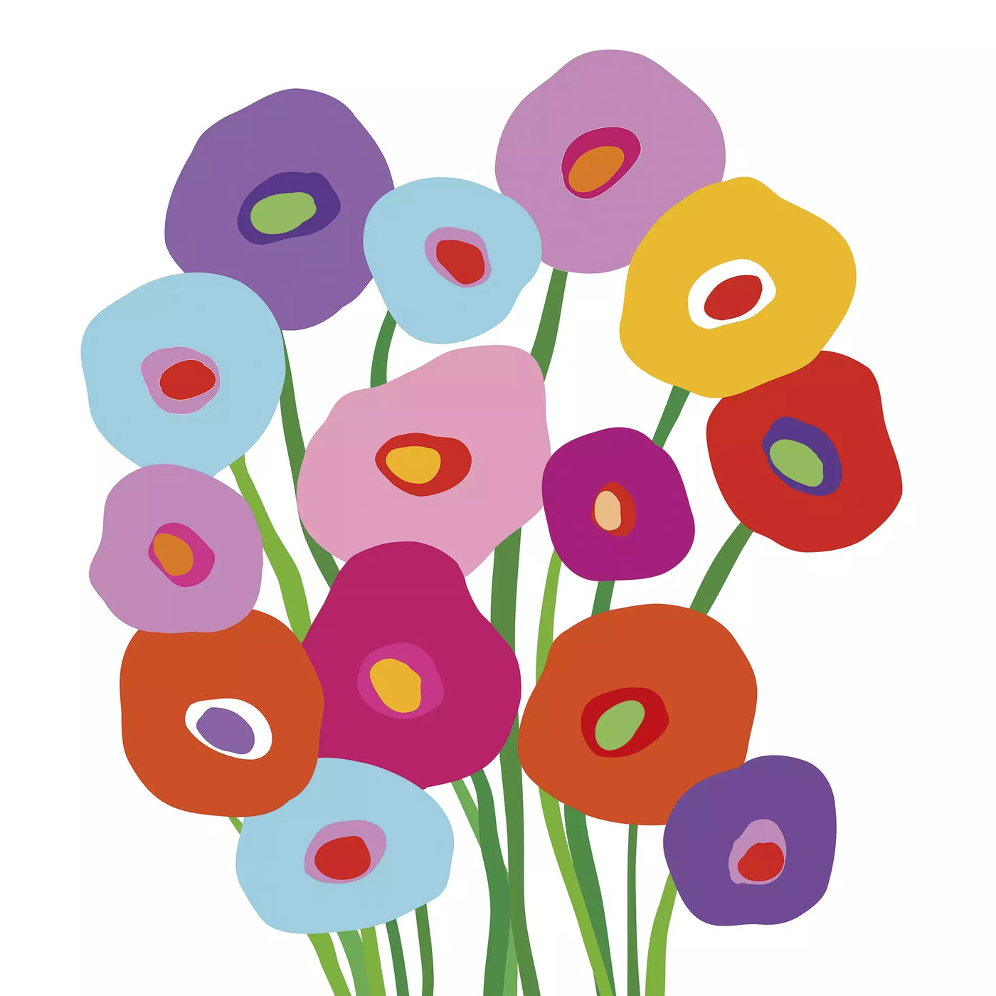 Set X 20 Servilletas (Super Bouquet) De Papel
