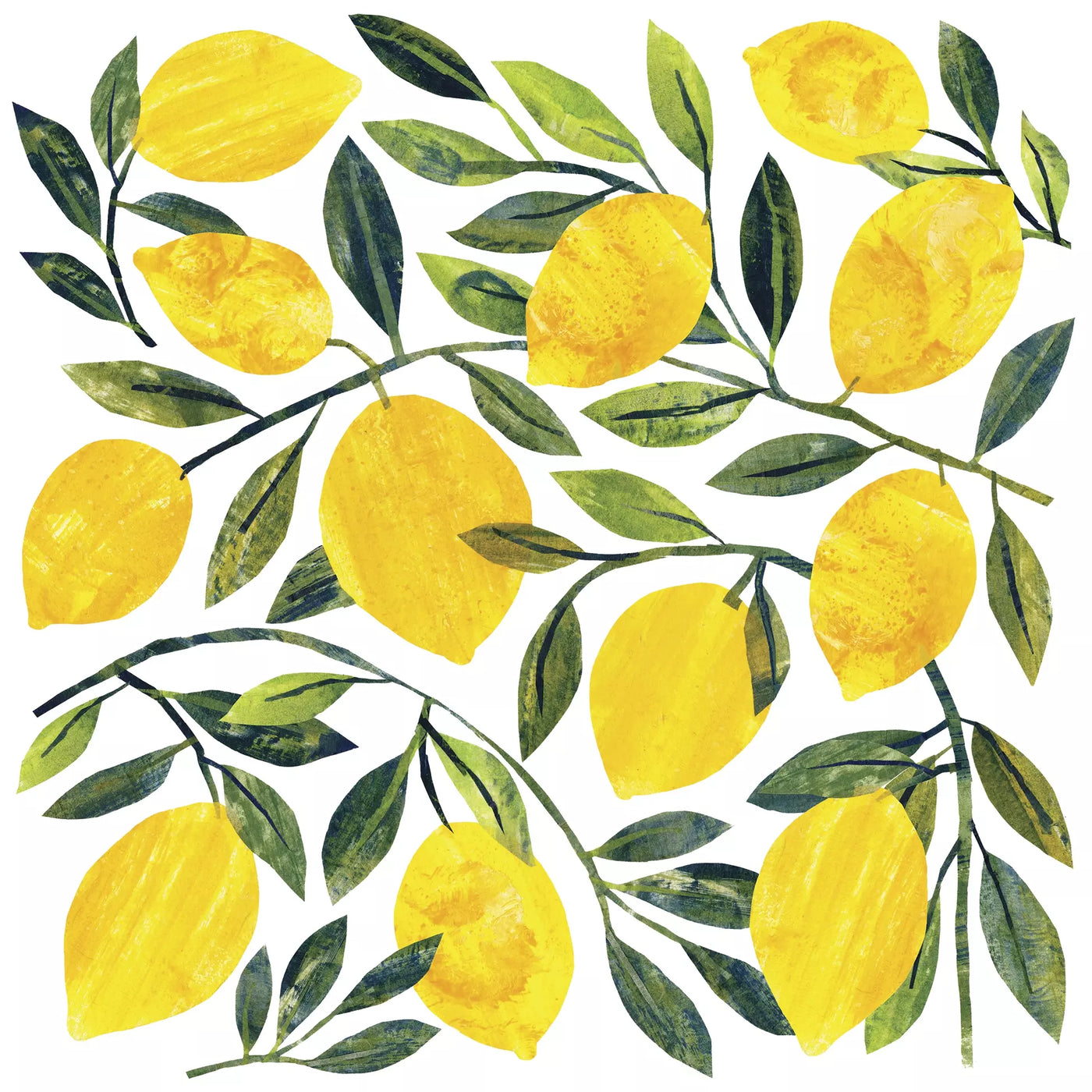 Set X 20 Servilletas (Limones) De Papel
