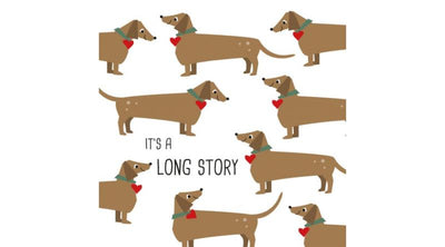 Set X 20 Servilletas (Diseño Perro Salchicha) De Papel