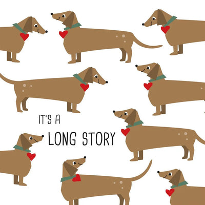 Set X 20 Servilletas (Diseño Perro Salchicha) De Papel