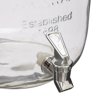 Dispensador De Agua (Transparente) 8 Lt De Vidrio