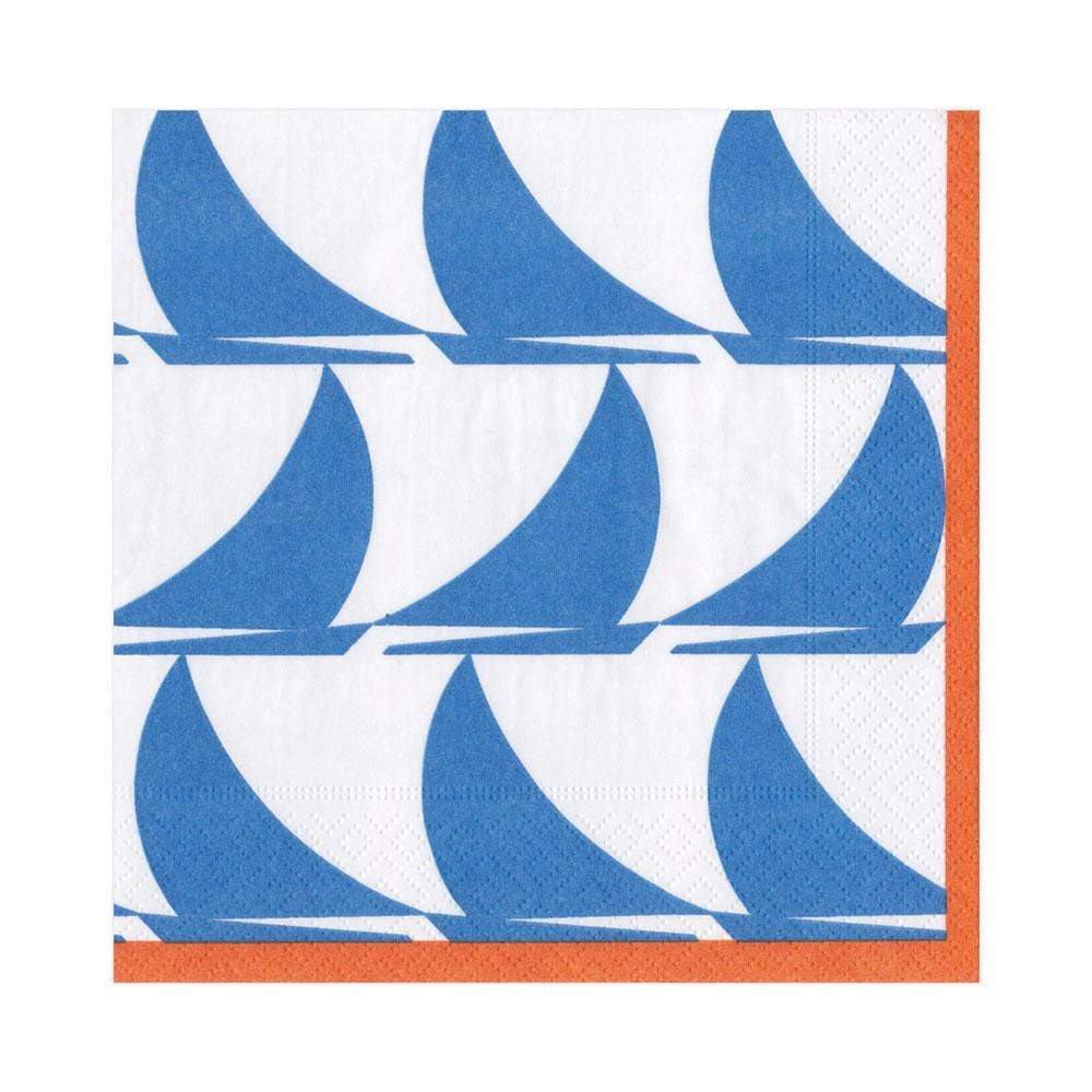 Set De 20 Servilletas (Blue Sail) De Papel