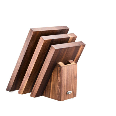 Bloque Organizador Para Cuchillos + Tijera Magnético De Madera