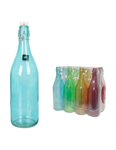 Botella (Colores) 1L, Coral De Vidrio