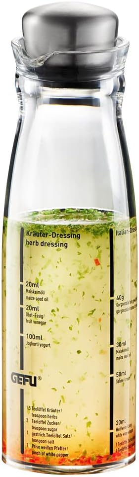 Coctelera Para Aderezos 250 Mltrs (Transparente) De Plástico