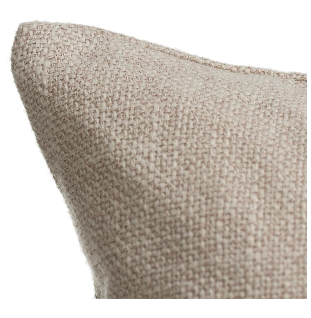 Cojín Decorativo (Beige) De Poliéster