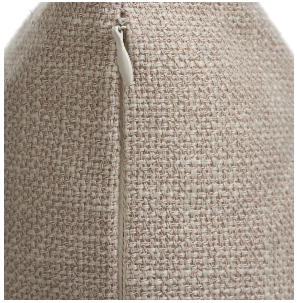Cojín Decorativo (Beige) De Poliéster