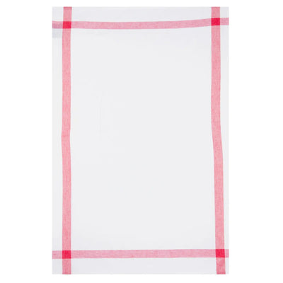 Set de 2 Secadores Con Diseños (Líneas Rojos) De Algodón