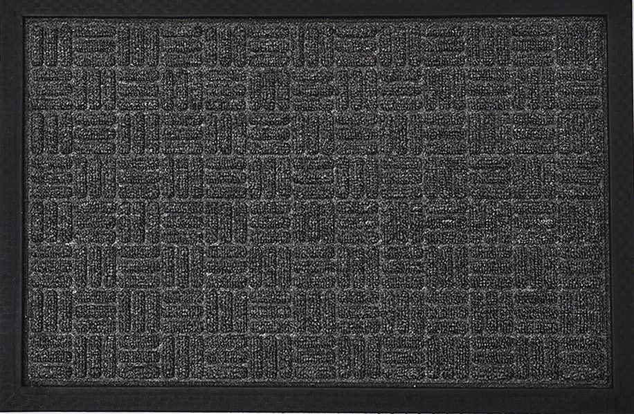 Felpudo Rectangular (Gris) De Polipropileno/Pvc