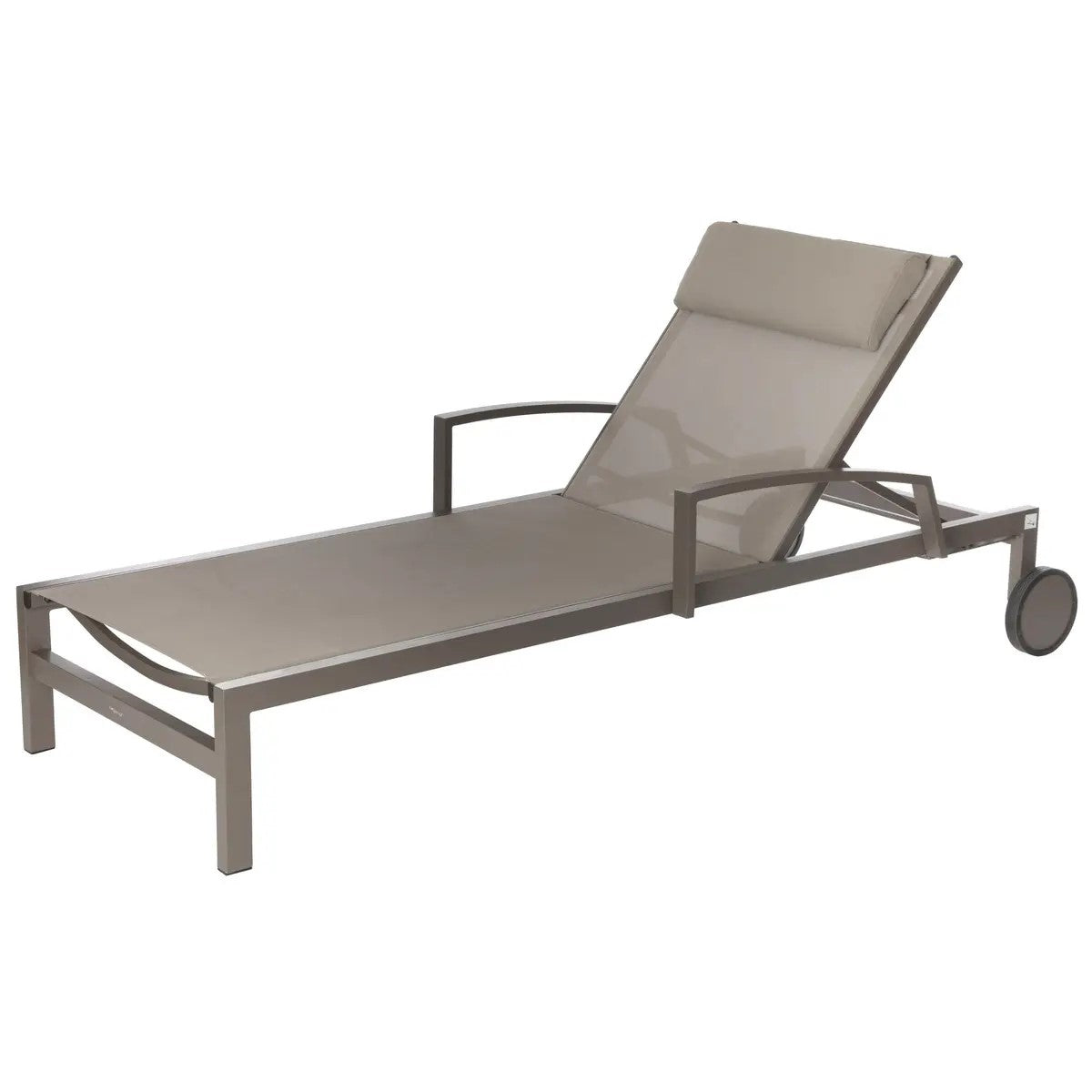 Poltrona Plegable Para Piscina (Gris) De Metal