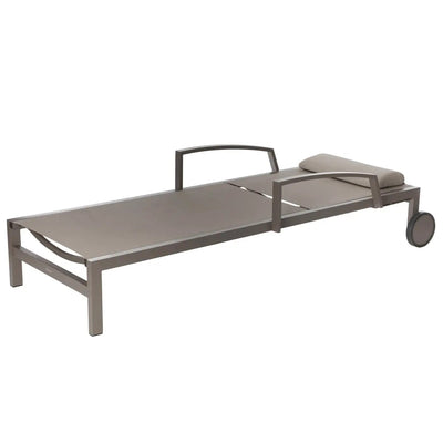 Poltrona Plegable Para Piscina (Gris) De Metal