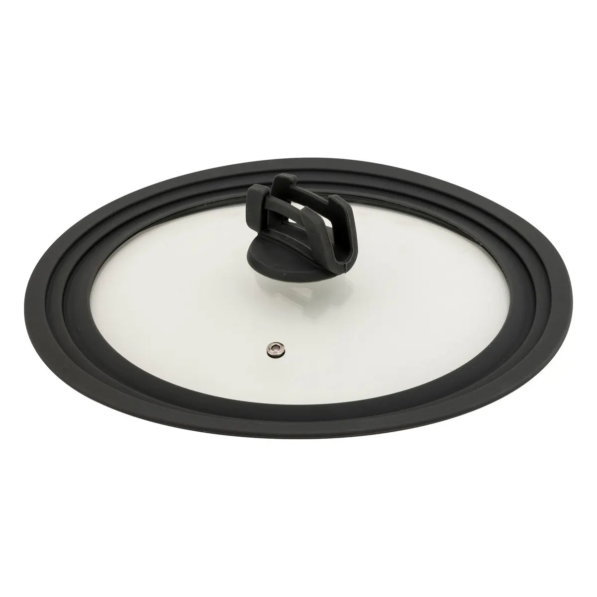 Tapa Universal 26/28/30 Cm (Negro) De Vidrio