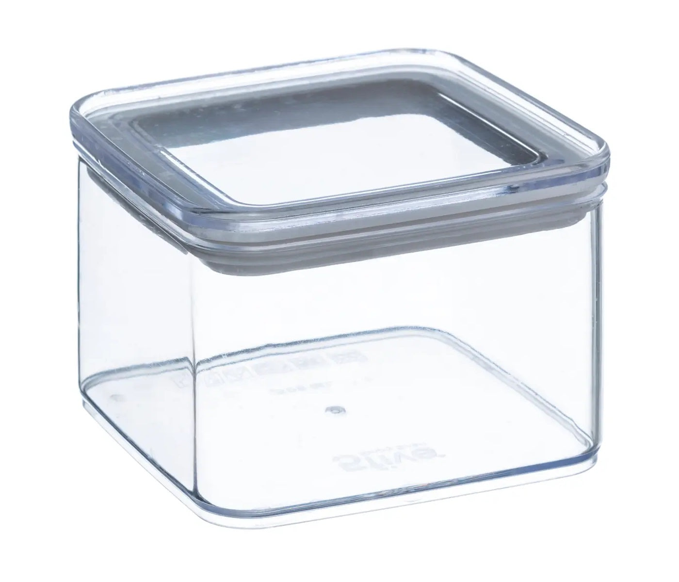 Caja Organizadora Cuadrada 500 Ml (Transparente) De Plástico