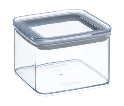 Caja Organizadora Cuadrada 500 Ml (Transparente) De Plástico