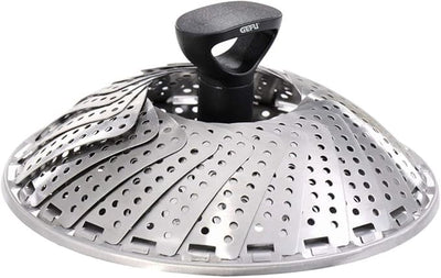 Vaporera Redonda Plegable De Acero