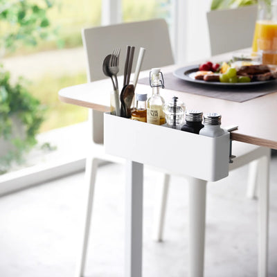 Organizador De Mesa (Blanco) De Metal