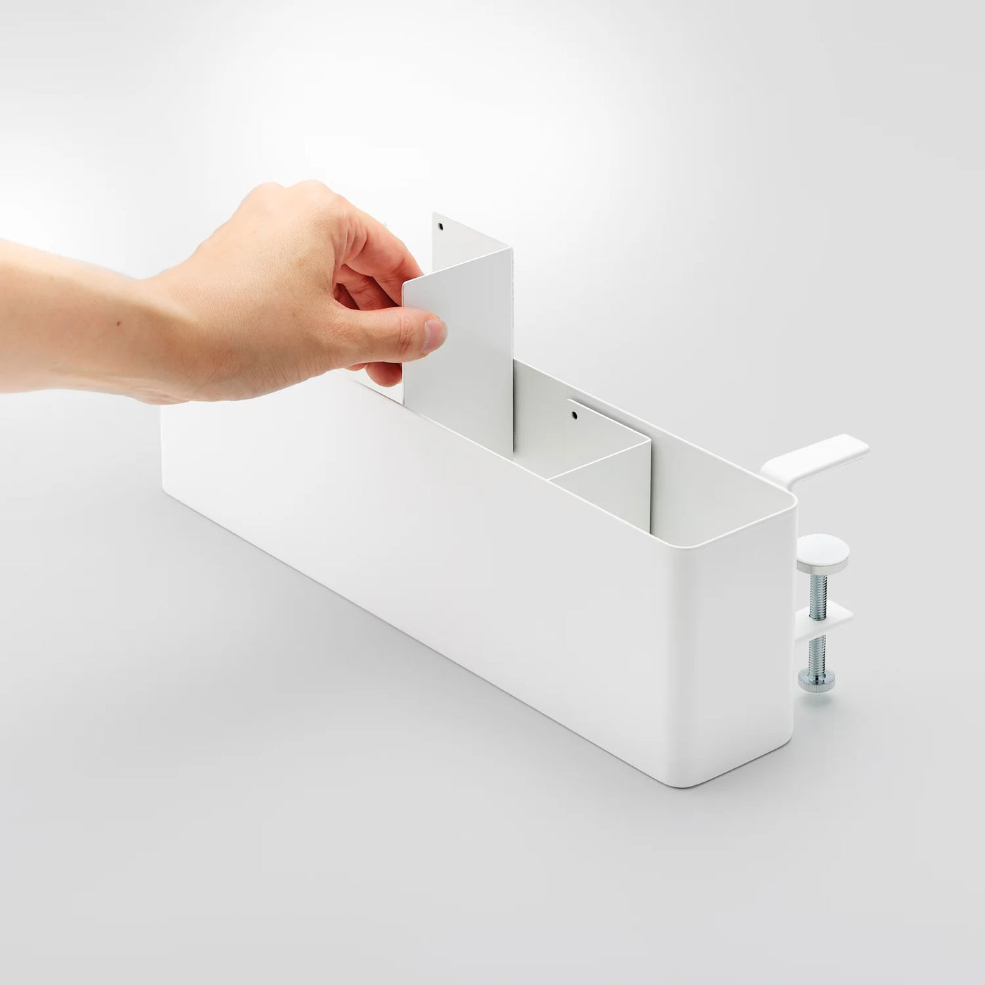 Organizador De Mesa (Blanco) De Metal
