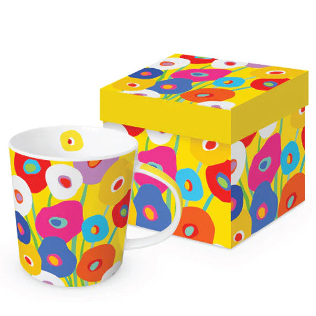 Taza Con Asa (Colores) 400 Mltrs De Porcelana