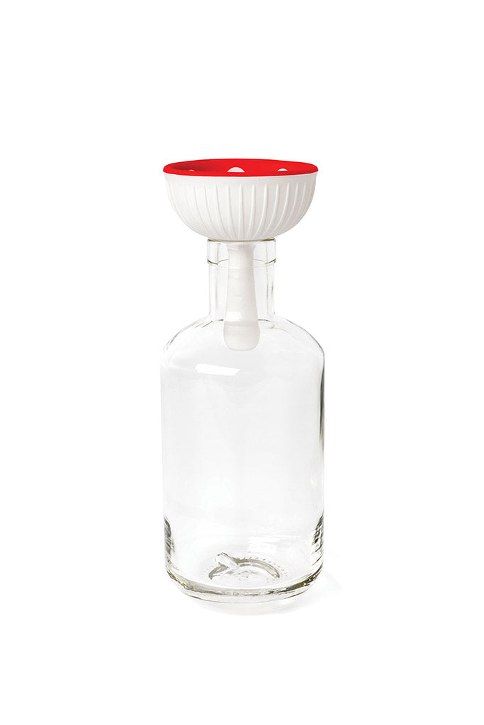 Embudo (Blanco/Rojo) De Silicona