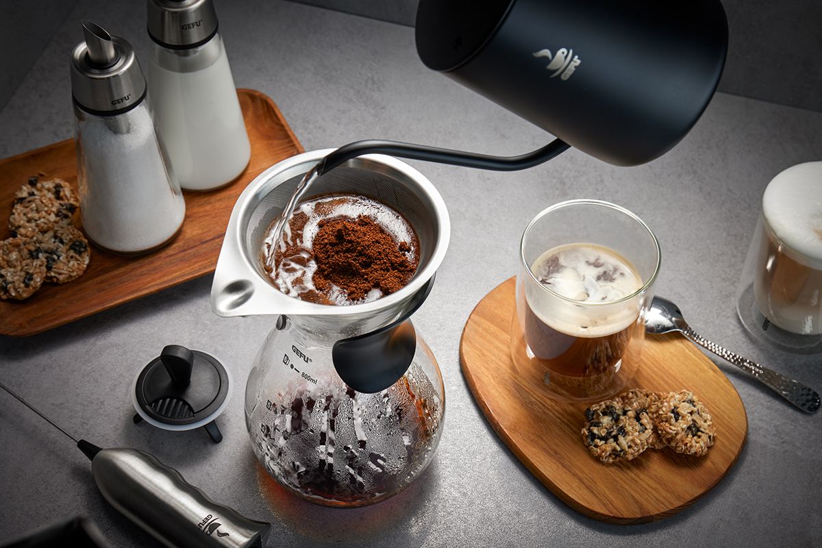 Cafetera Con Filtro, 800 Ml De Acero