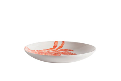 Bowl Redondo (Cangrejo Naranja) De Cerámica