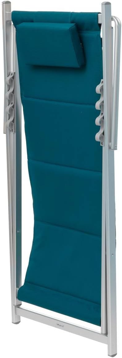 Poltrona Plegable Para Terraza (Turquesa) De Metal