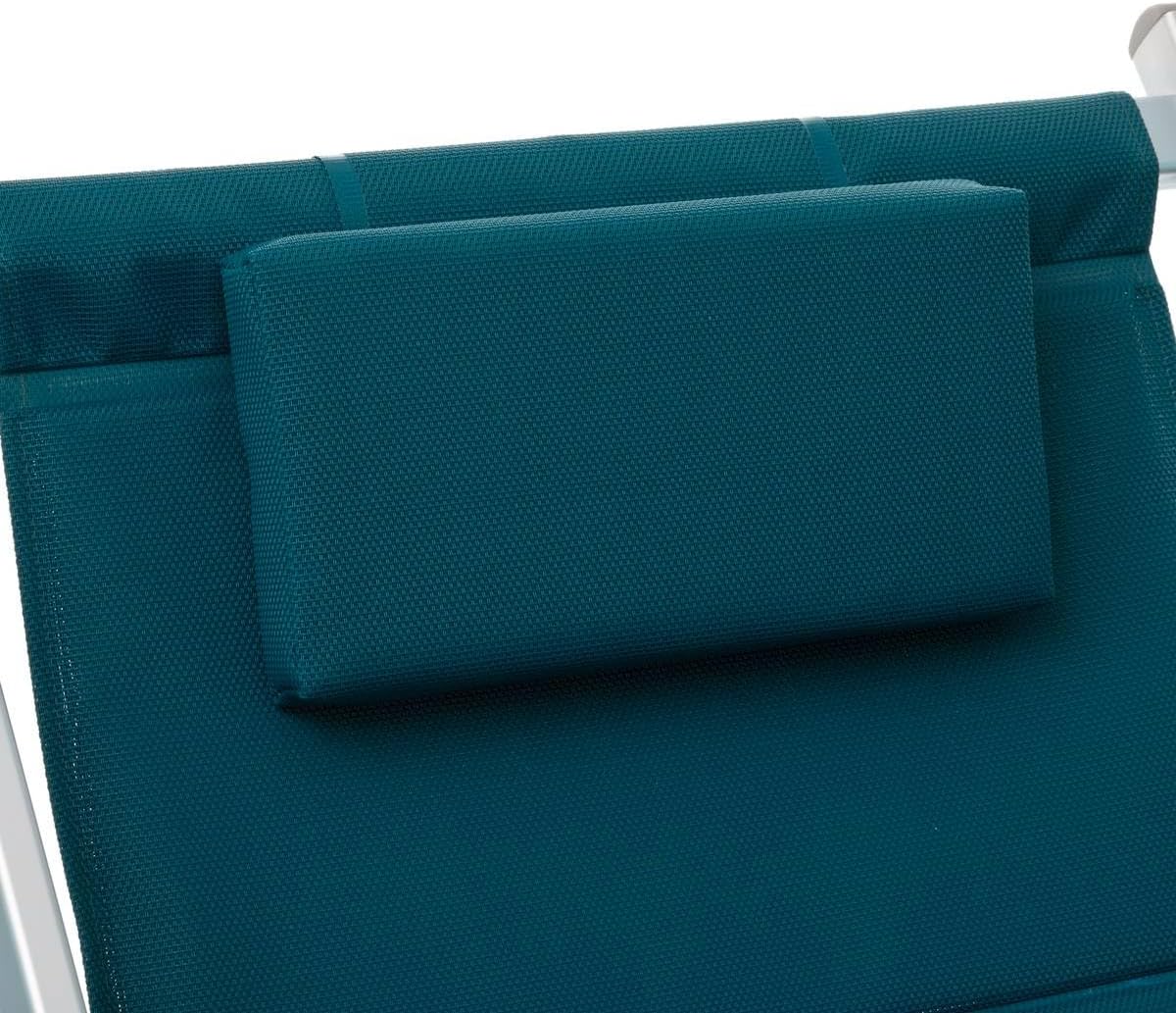 Poltrona Plegable Para Terraza (Turquesa) De Metal
