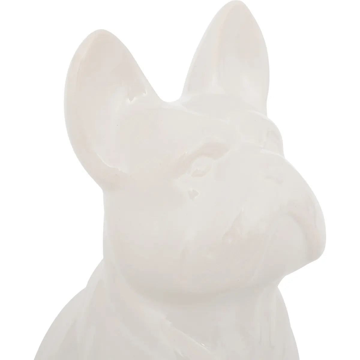 Pieza decorativa Modelo Perro (Blanco) De Cerámica